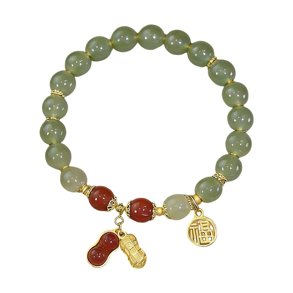 Modern Chinese Inspired Bead Bracelet Elegant Wristband Handmade Beads Jewelry Fashion Accessory For Ladies