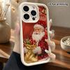 Phone Case: 2D Flat Design Suitable for iPhone 18 17 16 15 14 13 Pro Stepped Protective Case, Embossed 3D Style, Christmas and Halloween Holiday Gift