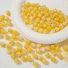 Dopamine Color Resin Round Beads for DIY Jewelry: Childlike Creamy Bracelet, Necklace, or Phone Chain Accessories.