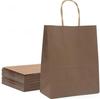 20pcs Kraft Paper Bags with Handle Gift Bags 20.5cmx11cmx28cm Multifuntion Packaging Bags Wedding Party Favor Bag