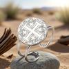 Dawapara Jerusalem Kreuz Ringe Verstellbarer Religiöser Fingerring Christen Segen Edelstahl Schmuck Jubiläumsgeschenk