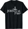 Jean 3 16 Équipe de Dévotion Dieu T-shirt Chrétien