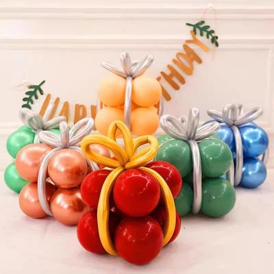 Caja de Globos de Celebración para Influencers: Decoraciones Festivas para Aniversarios, Cumpleaños, Halloween y Escaparates