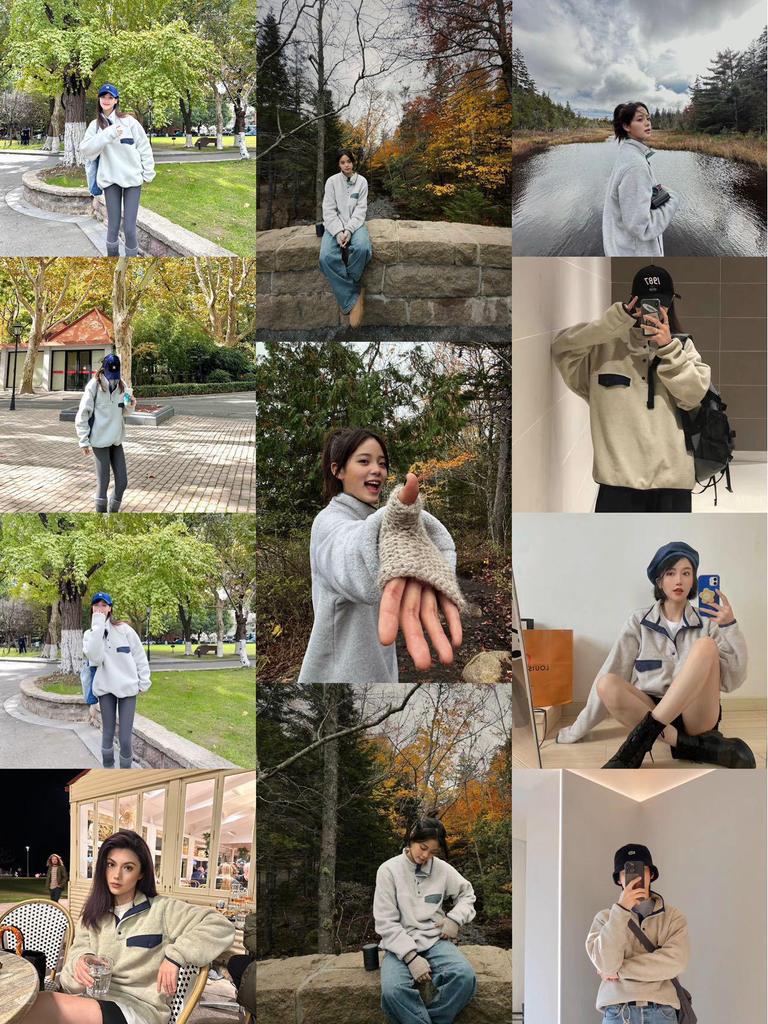 High-Quality Pata Fleece Trendy Stand-Up Collar Pullover Jacket for Men & Women