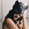 Set of 2 SM Goods Fox Mask Leather Perverted Mask SM Restraint Bondage Whip Spanking Ass Spanking Training Punishment Rose Whip Maid Slave Play Soft