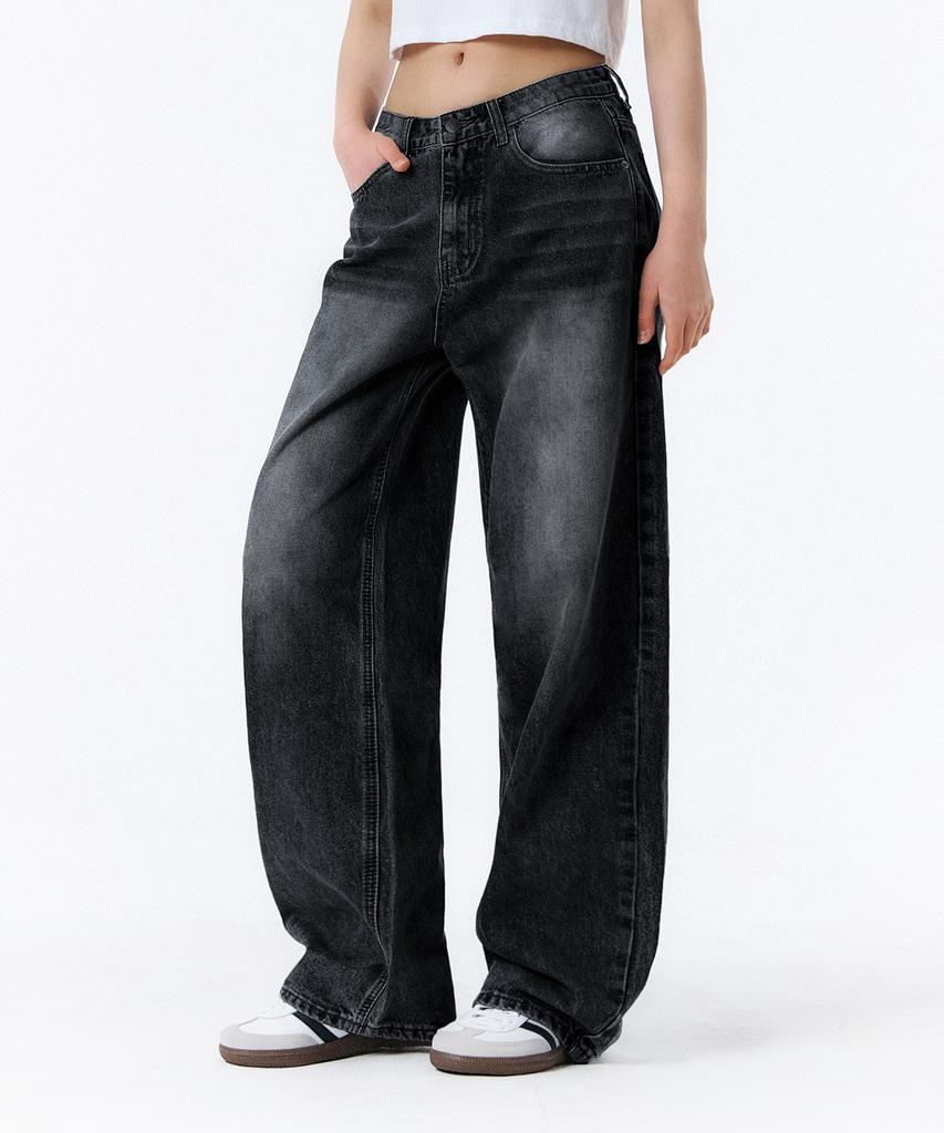 RANDOMOFF Btb : Breeze Washing Jeans [Mute Black]