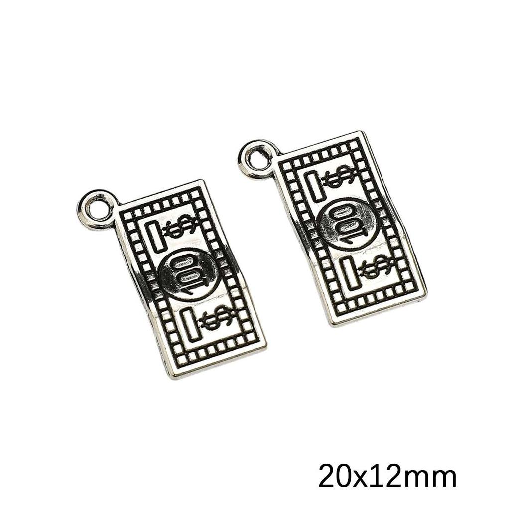 Alloy Pendant Moon Butterfly Five-pointed Star Charms for Bracelets Pendants Necklaces DIY Making Retro Charms Jewelry Accessories