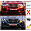 For BMW X4 F26 Ordinady Version 2014-2018 Front Bumper Left Right Headlight Washer Nozzle Cover Shell Cap 51117389892 Auto Parts