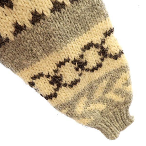 SEVEN ISLANDS wool Overall handle Cowichan jacket L White x gray Men's Used