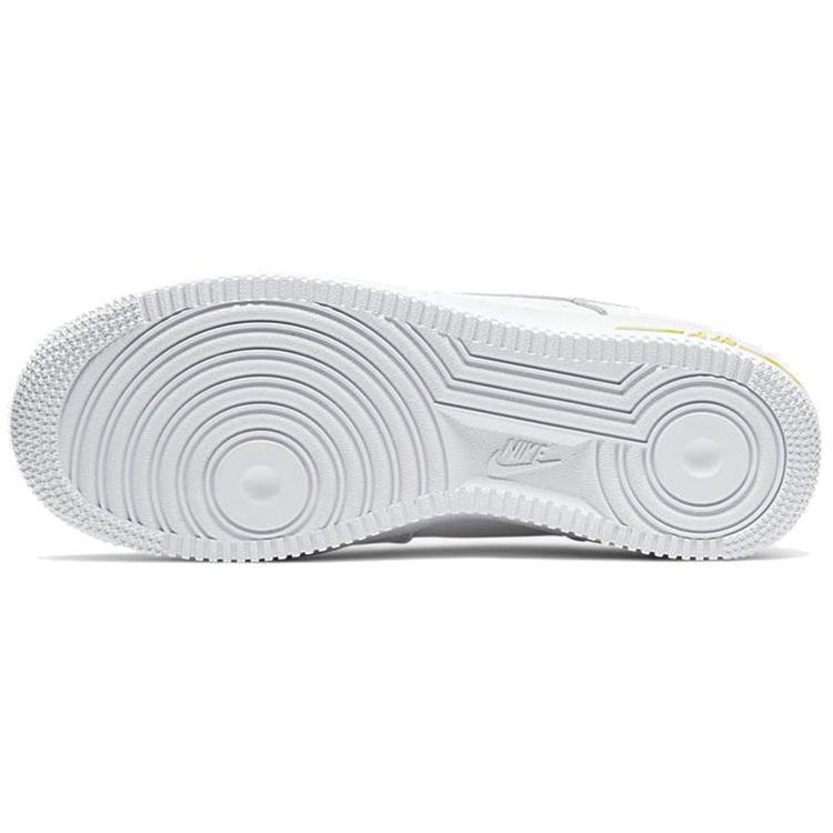 Nike Air Force 1 Low Lux Weiß Chrom Gelb Damen 898889-104