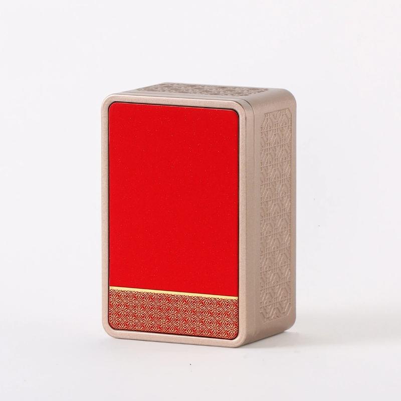 Luftdichter geruchsdichter Kräuteraufbewahrungsbehälter: Mini-Teedosen aus Edelstahl Kaffeebox