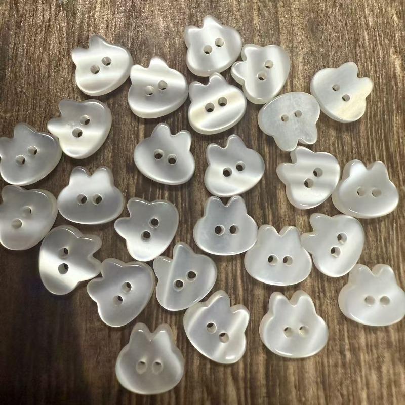 10 ks Černé knoflíky s koťátky Roztomilé knoflíky ve tvaru kočky Novinka pro DIY řemesla Dětské oblečení Dekorace Oděvní šicí potřeby