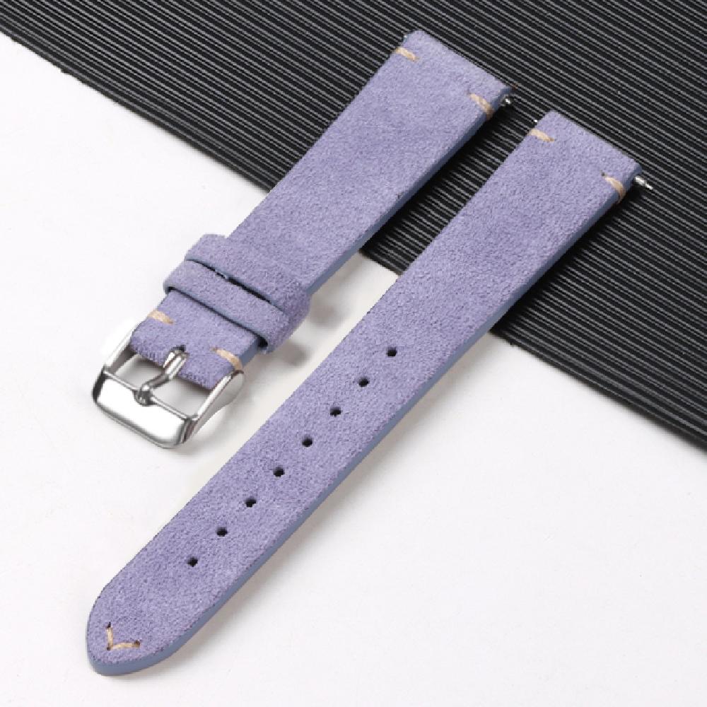 Genuine Suede Leather Watch Strap Quick Release Vintage Watchband 14/16/18mm 20mm 22mm Bracelet for Men Wrist Bands Accessories