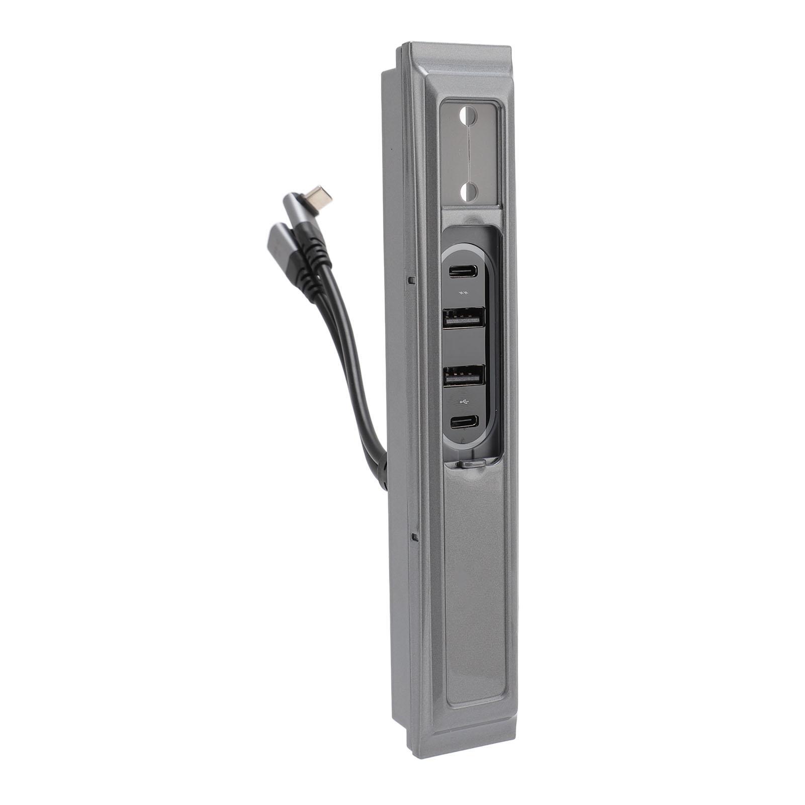 

Автомобильный USB-концентратор с 4 портами, зарядное устройство USB C для центральной консоли с заменой зарядки PD 27 Вт для Tesla Model Y