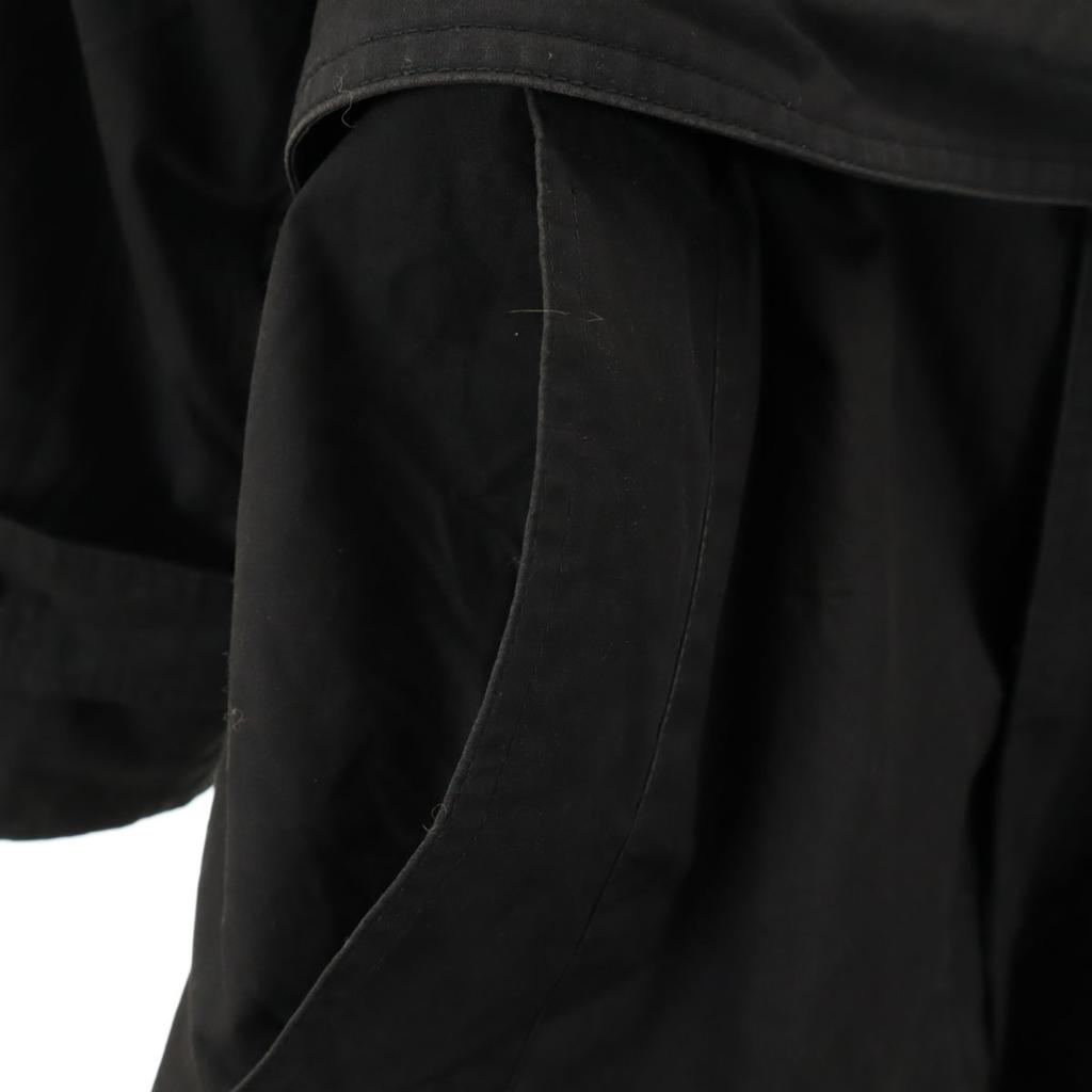 LONDON FOG Long coat 36R Black series liner Men's Used