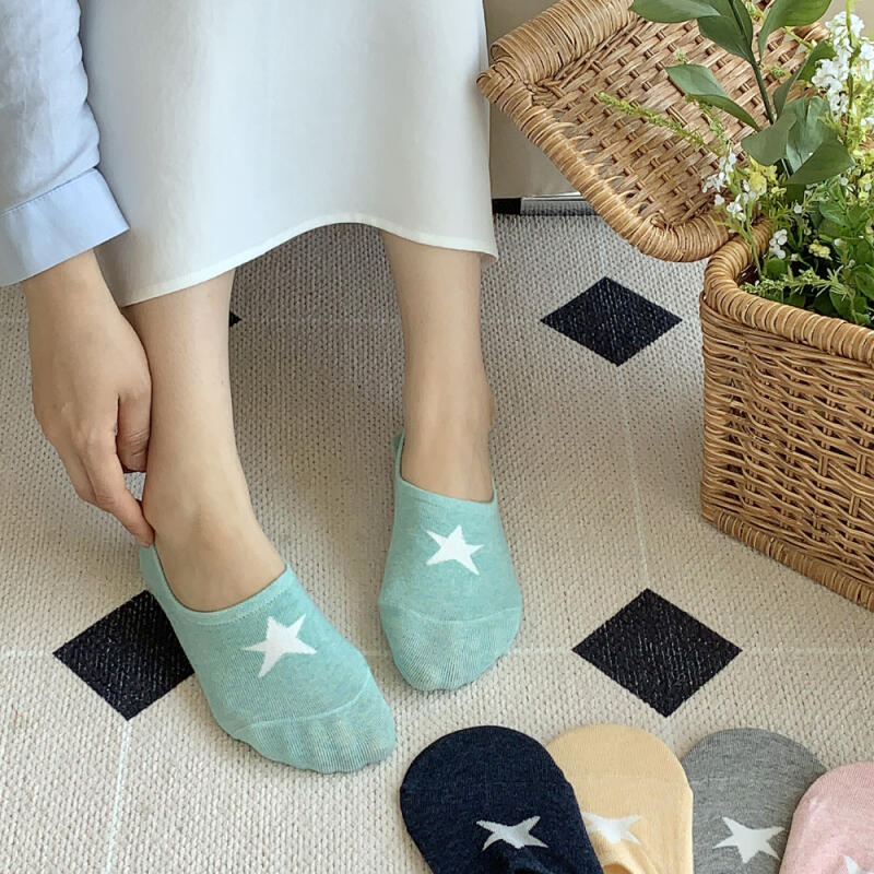 [Set of 10] Women's One Star Socks/Fake Socks