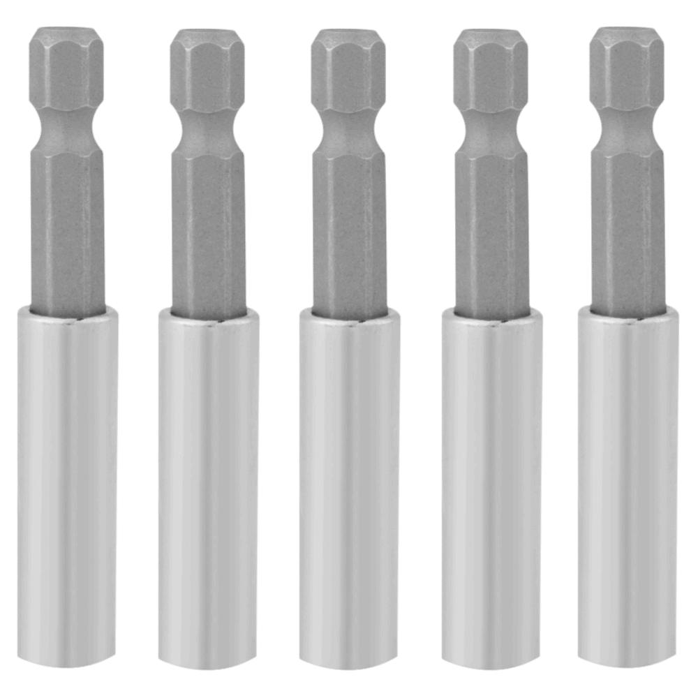 5PCS 1/4 Inch Hex Shank Magnetic Drill Bit Holder Drill Bit Extension Socket  Drilling Application