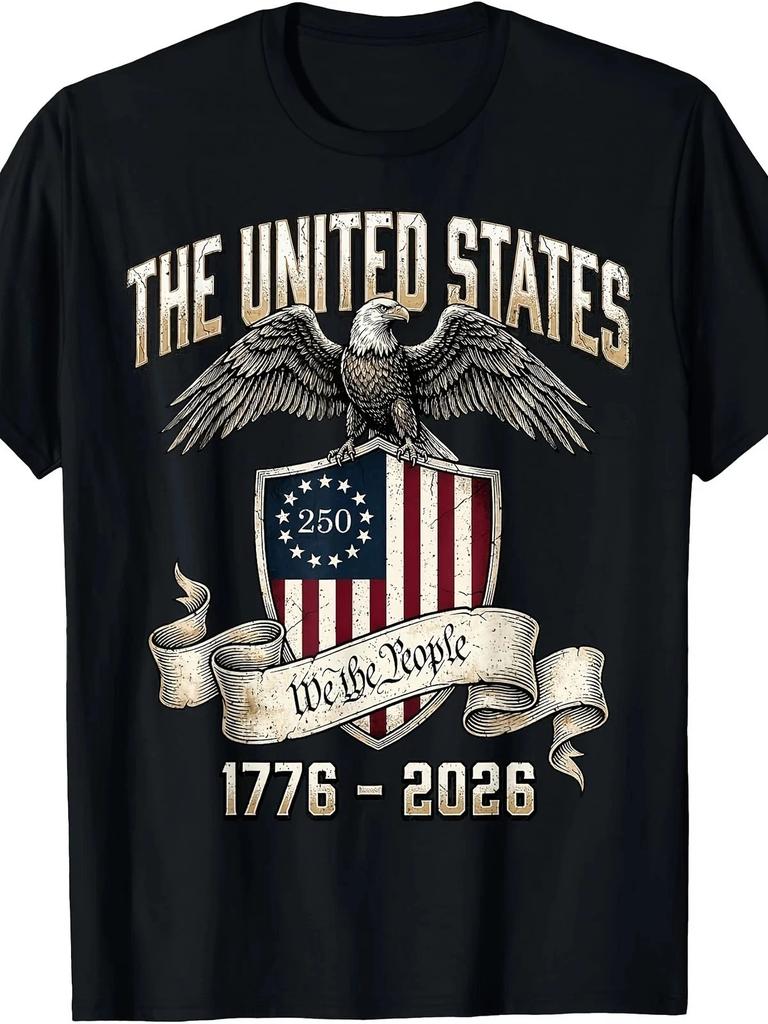 USA 250 Jahre Wir das Volk 1776-2026 Patriotisches Jubiläums-T-Shirt