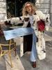Women's Faux Fur Coat: Autumn/Winter European & American Style, Fashionable, Eco-friendly, Simple & Elegant