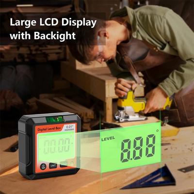 Backlit Angle Ruler, Level Box, Digital Angle Measuring Instrument, Magnetic Angle Measuring Instrument, Level Instrument