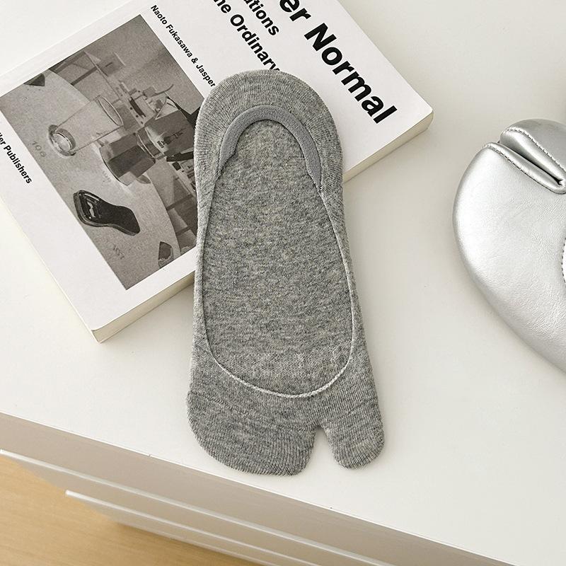 Zweifinger-Baumwollsocken im japanischen Stil, Unisex-Clogsocken, Zehentrennersocken aus Polyester, Kimono-Flip-Flop-Sandalen, geteilte Zehensocken