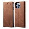 Apple 15 Retro Solid Color Leather Case with Card Slot and Apple 14 Simple Business Style Cross-Border Phone Case