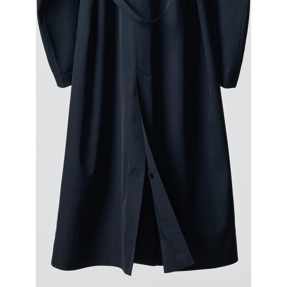 Uniqlo Japan Collarless Long Coat Relaxed Fit