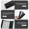 AAABT1 Car Seat Belt Cover Shoulder Protective Cushion Pad Auto Accessorie For Skoda octavia a5 a4 mk1 2 fabia superb rapid mk3 yeti