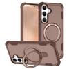 For Samsung Galaxy S25+/S24+ Case Compatible with MagSafe Kickstand TPU+PC Shockproof Phone Back Cover