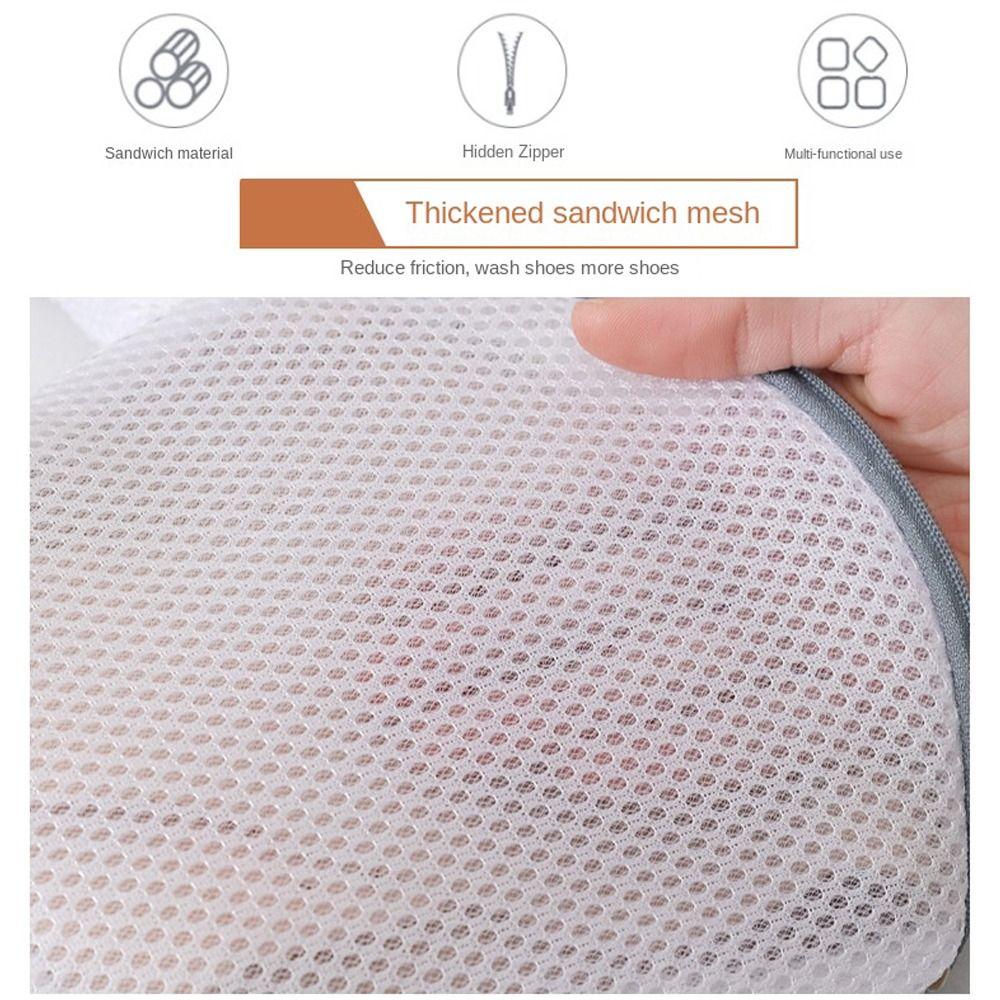 3 Size Mesh Shoe Laundry Bag with Zip Closure Clothes Storage for Shoes/Sock/Clothes