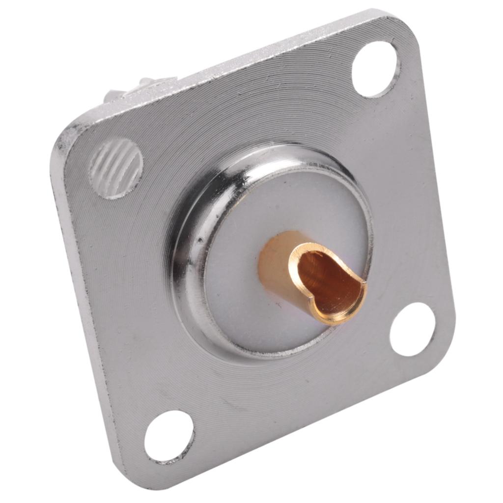 ABBY-2X UHF SO-239 Female Jack Square Shape Solder Cup Coax Connector For Ham Radio