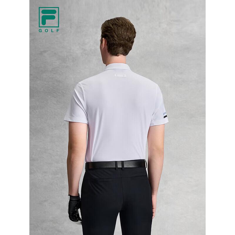 FILA Men's Knit Short Sleeve Polo Shirt