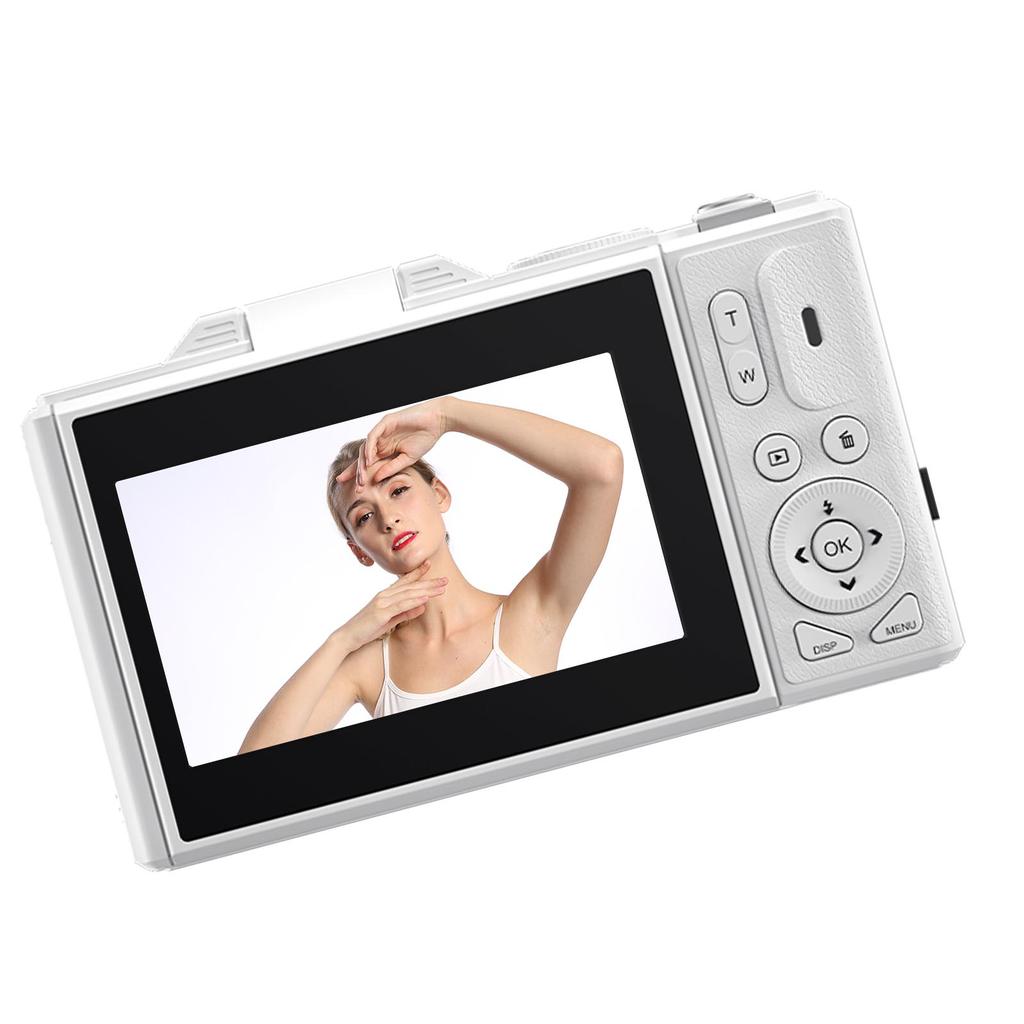 Digital Camera 5K 75MP HD 18X Zooming Autofocus 180 Degree   Screen Anti Shake Retro Digital Camera for Selfie Travel
