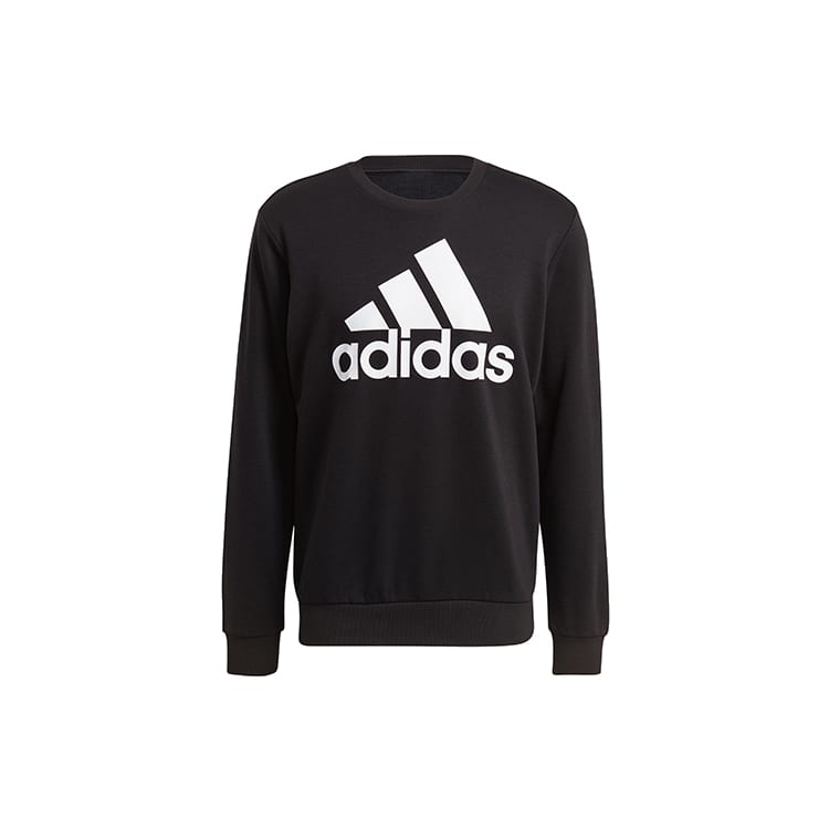 adidas Sweatshirts Men's Black Crew Neck Moderate Regular GK9076