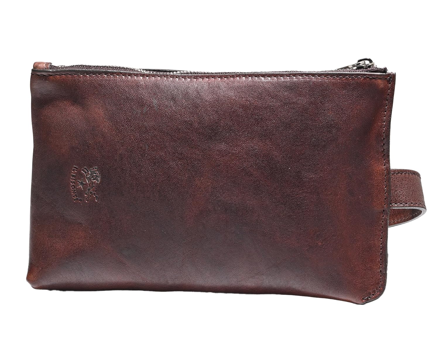 

IL BISONTE Shoulder Bag Belt Bag Body Bag Vintage Leather Duccio Dark Brown BBB064PO0001BW547N Men s [Item]