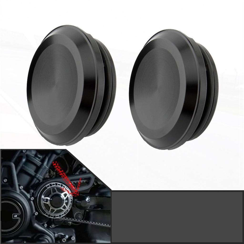 ByoBLu Motorcycle Swing Arm Pivot Bolt Cover for Harley Nightstar 975 RH975 RH 975 Special 2022 2023