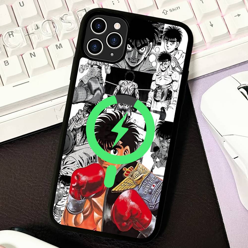 

Anime H-Hajime N-No I-Ippo For Magsafe Magnetic Phone Case For IPhone 17 16 15 14 13 12 11 Plus Pro Max PC+TPU Cover iPhone 14 pro
