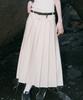 Yusentig Belted Pleated Skirt Ivory Aw4Ms46403