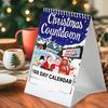 Christmas Tear-Off Countdown Calendar 2025 Desktop 100 Day Christmas Countdown Calendar Festival Advent Calendar for Home Decor Daily Countdown