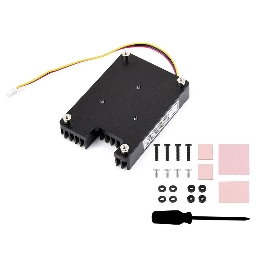 Lüfter für CM5 Geräuschloser Radiatorlüfter Aluminium-Kühlkörperbasis Wärmeableitungslüfter Entwicklungsboard-Zubehör