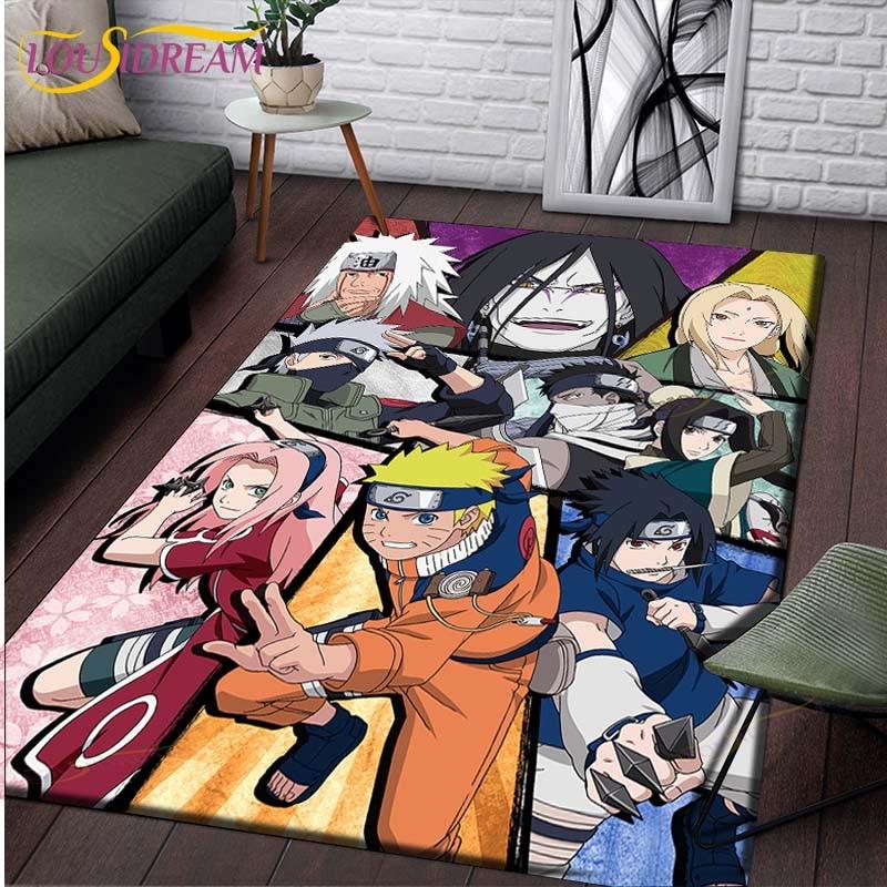 Anime Naruto Non-slip Rugs for Living Room Comfortable Carpet Soft Floor Mat Rugs for Bedroom Mat Area Rug Home Large Furry Mat