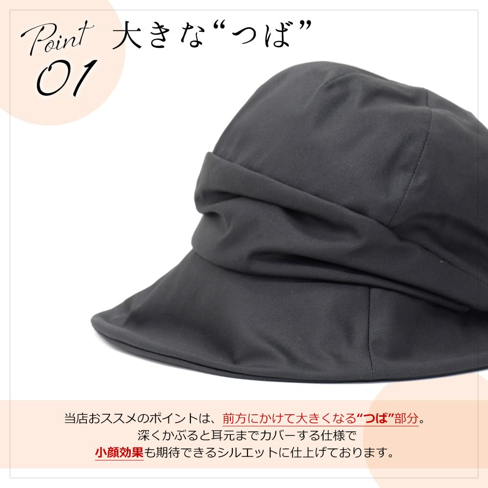 BEEL Wide Brim Veil Deep Slimming UV Sun Solid Outing Women's Hat, Beige, Brim, Face, Protection, Protection, Color, Spring/Summer, Casual, Stylish,