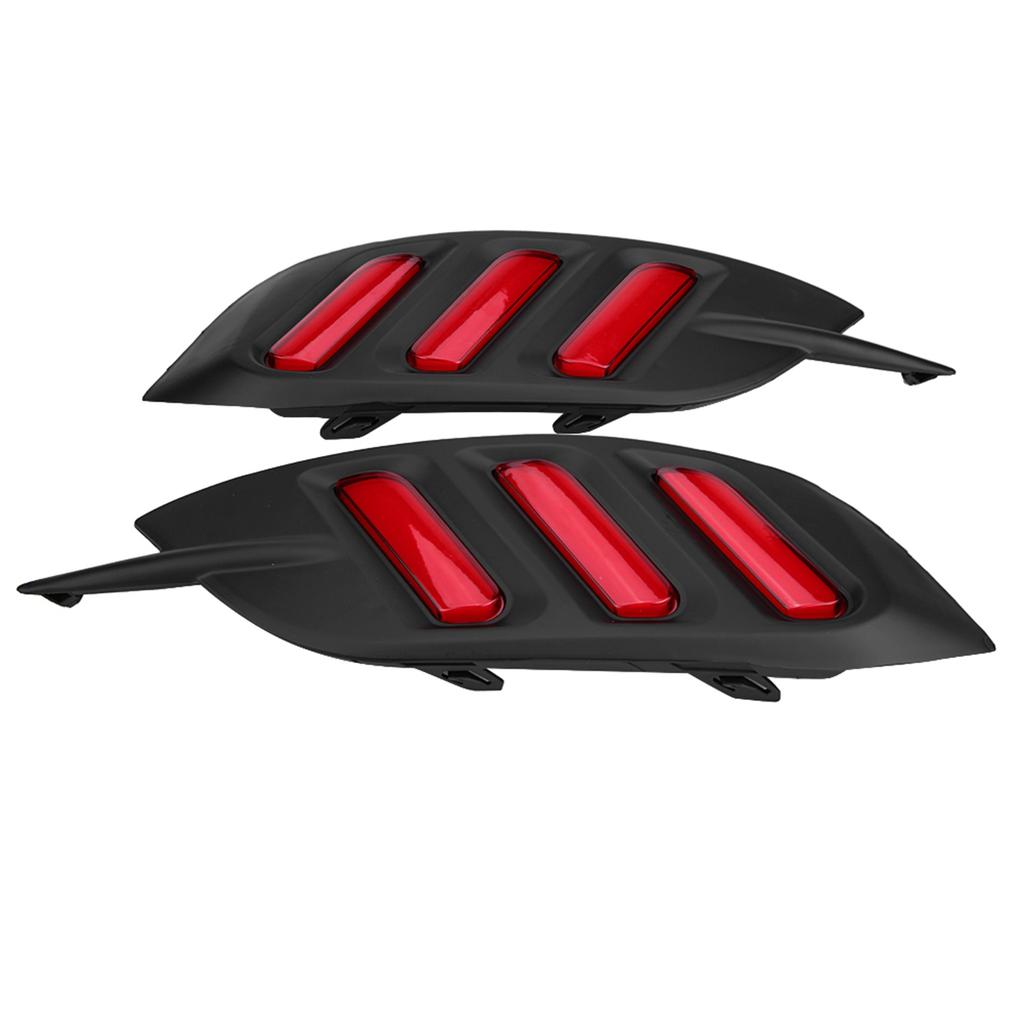 1 Pair Car Taillight DRL LED Signal Lights Rear Bumper Tail Brake Lamp for Civic 16‑17