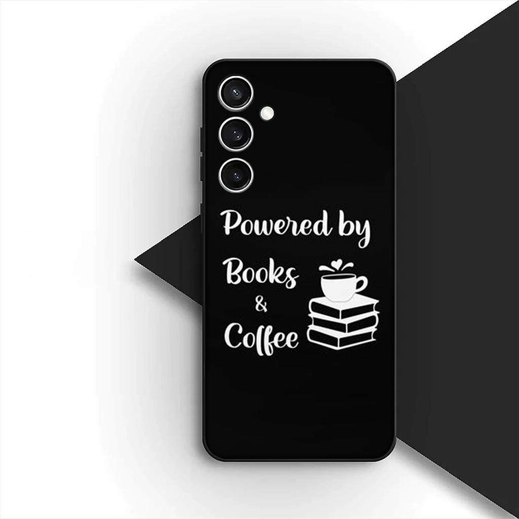 Cover for Samsung Galaxy S10 S8 S9 Plus A33 A34 A31 70 A71 A72 Note 20 9 8 S10E Casing Phone Case OK But First Coffee Book