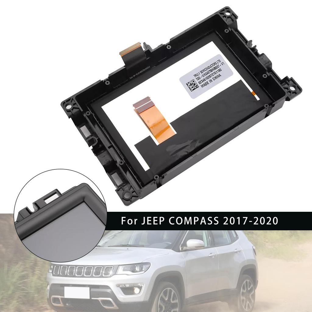 7" Wyświetlacz LCD Ekran Dotykowy Do Jeep Compass Radio Samochodowe Nawigacja 2017-2020