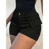 Street Women's Pocket Tooling Shorts High Waist Trousers Casual Shorts Five-point Tooling