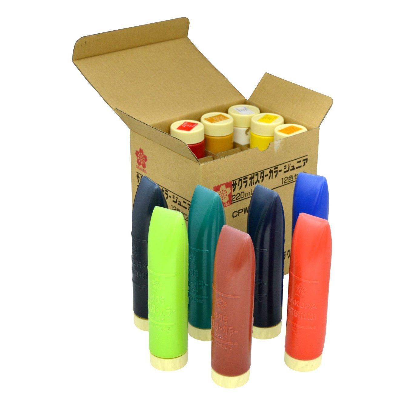 

Sakura Crepas Paint Poster Color Junior 12 Color Set CPW12