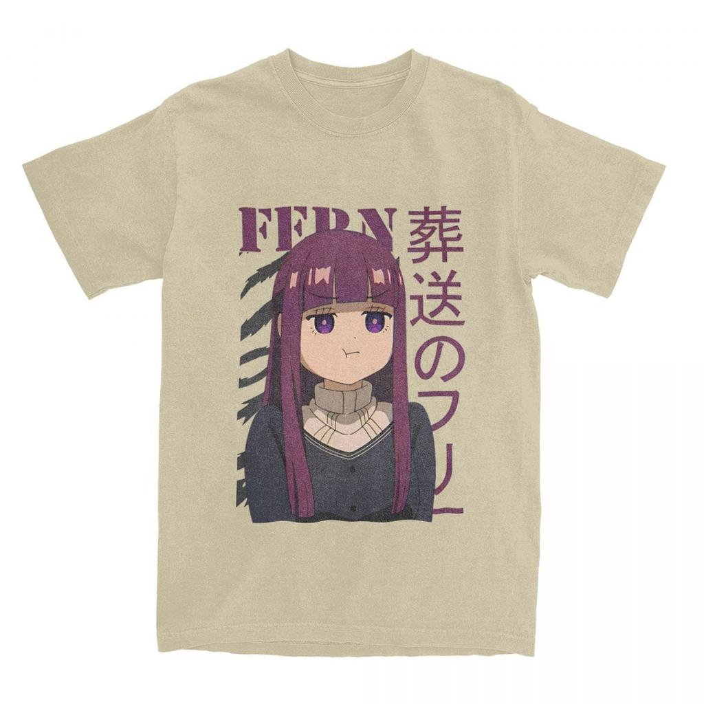 Pánske Dámske Tričko Frieren At The Funeral Anime Tričká Trendy Cool Postavy Fern Letné Tričko Úžasné Bavlnené Oblečenie