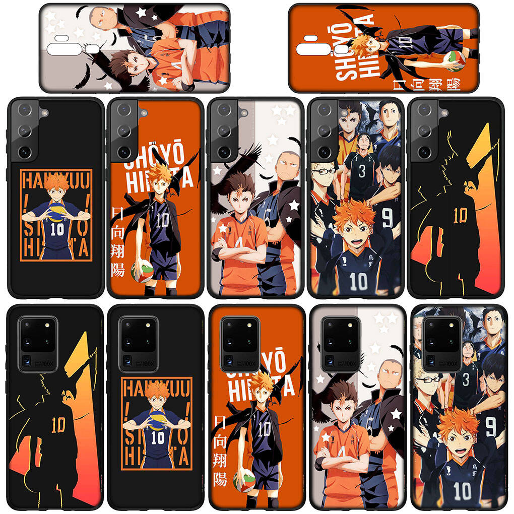 for Motorola Moto Edge 70 60 50 G54 G86 Samsung Galaxy S25 iPhone 17 16 15 Xiaomi Redmi Note 14 Pro Max Phone Case Lovely Hinata Shoyo Haikyuu Cover