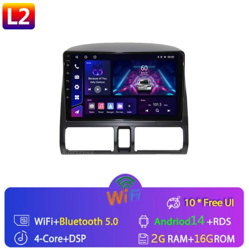 

GPS Navi 9-дюймовый автомобильный мультимедийный радио-видеоплеер для Honda CR-V CRV 2 2001 - 2006 Android OS 4G Bluetooth Carplay Кнопки с подсветкой